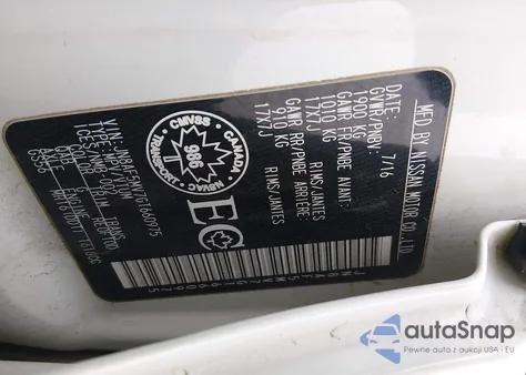 2016 Nissan Juke Nismo/S/Sl/Sv from USA, damaged, VIN JN8AF5MV7GT660975